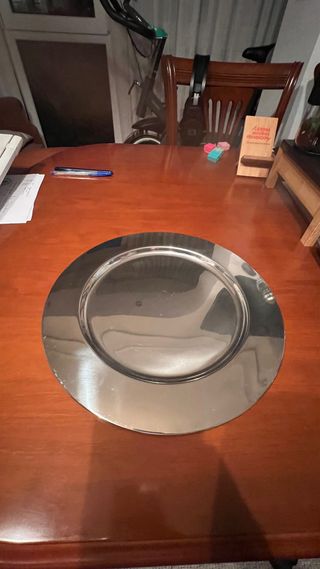 Juego 6 Bajoplatos y Paneras Inox CRC