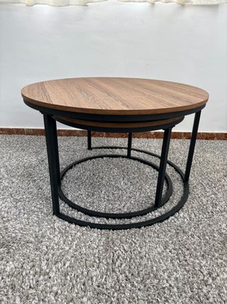 ENVIO GRATIS!! Mesas de centro madera y metal