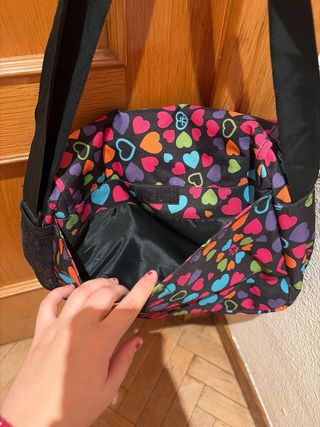 Mochila Totto Corazones Multicolor