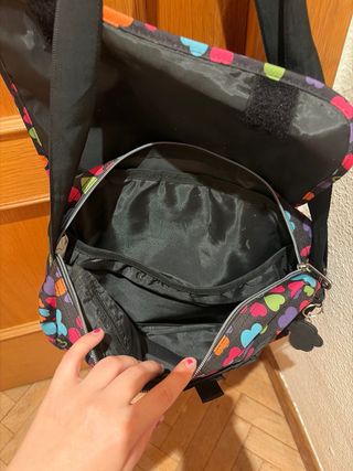 Mochila Totto Corazones Multicolor