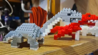 Figuras Mini Bloques Animales y Dinosaurios