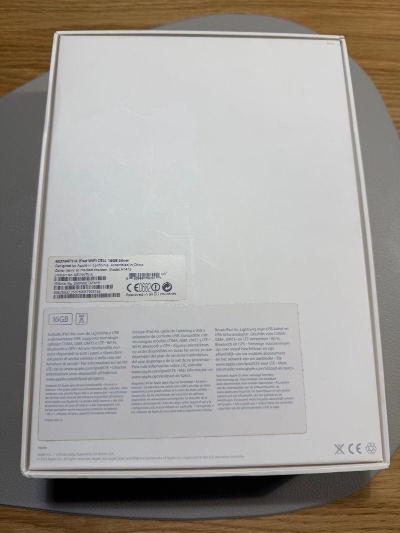iPad Air 16GB WiFi+Celular Plata afbeelding 6