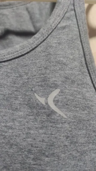 Pack 2 Camisetas Tirantes Domyos (Gris y Negra)