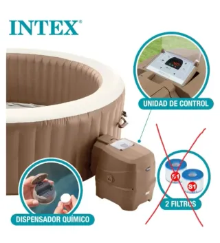 Spa Hinchable Intex Beige 6 Personas