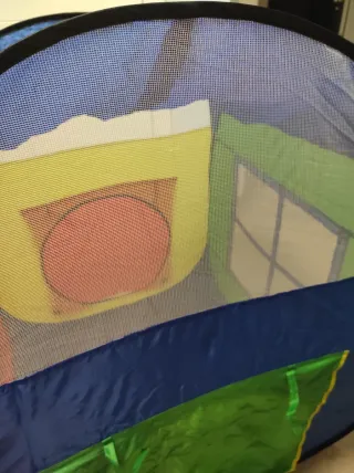 Casita de juegos plegable para niños