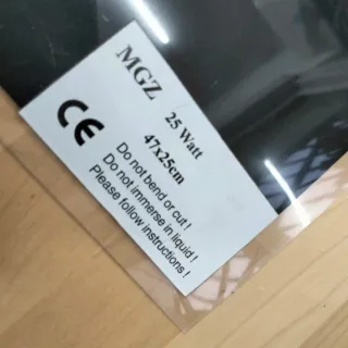 Manta calefactora para reptiles nueva.