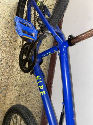 Bicicleta BMX WIPE azul