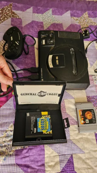 Videoconsola Sega Mega Drive Negra