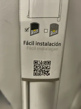 Estor Nash Blanco Opaco 120x190 cm