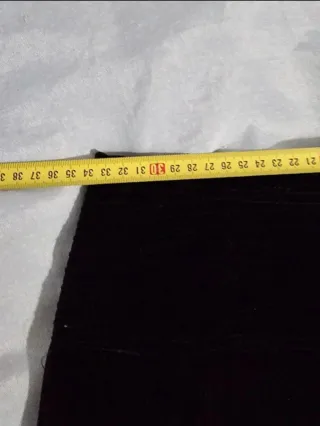 Minigonna Rose D elegante nera velluto a  righe