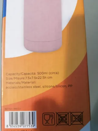 Borraccia termica rosa