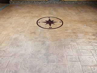 Hormigón impreso para exteriores