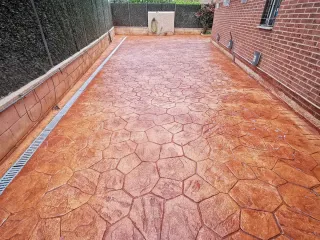 Hormigón impreso para exteriores