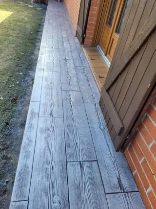 Hormigón impreso para exteriores