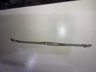 Pulsera esclava de plata