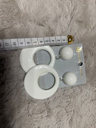 Lote pendientes flamenca rojos, blancos y fucsia