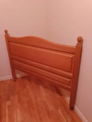 Cabecero de madera de roble 135 cm