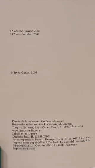 SOLDADOS DE SALAMINA (Coleccion Andanzas, 433) ...