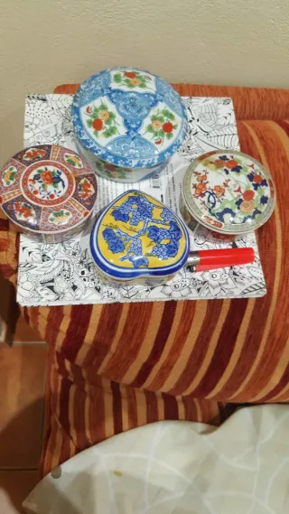 Antiguos y autenticos jolleros de porcelana china