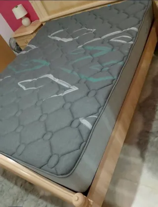 Colchón, Cabecero, Pie de Cama y Somier