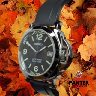 Reloj SEIKO CUSTOM PAN NEGRO BLANCO Y AZUL OSCURO