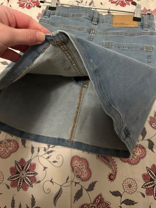Falda vaquera azul