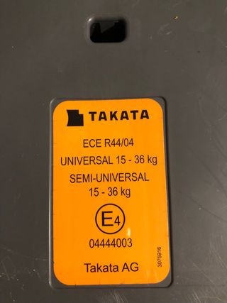 SILLA CHOCHE BMW CON ISOFIX