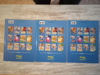 Tres libros Disney catalán ingles Aladín Ventafocs