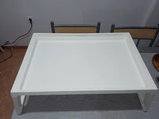 Mesa Auxiliar Plegable Ikea Blanca