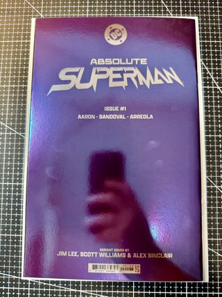 Comic USA Absolute Superman #1 Jim Lee FOIL VIRGIN