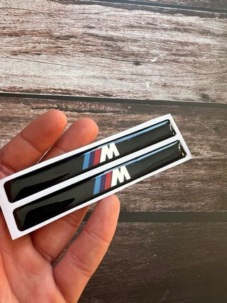 2 EMBLEMAS PEGATINA MOLDURA BMW E36 E46 E39 E34