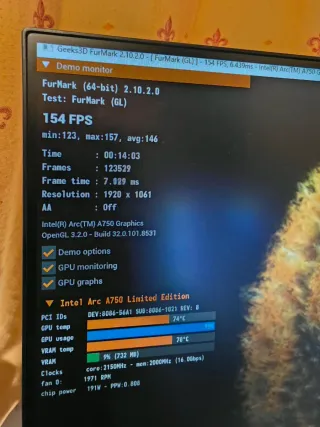 PC Gaming Arx i7 4790 32GB RAM 512GB SSD ARC A750