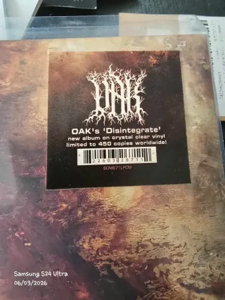 OAK - Disintegrate Vinil
