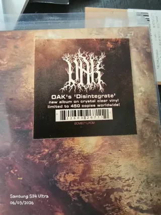OAK - Disintegrate Vinil