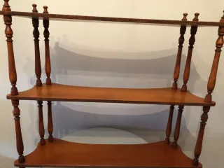 Estantería de madera de 3 baldas