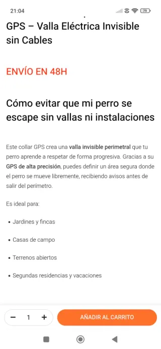 Collar Control Perimetral Perros