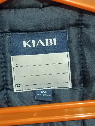 Parka niño azul con capucha