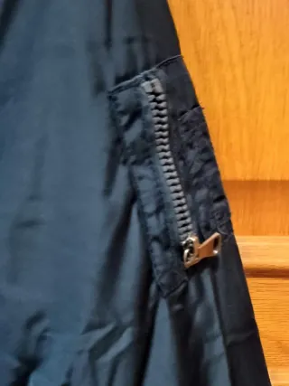 Parka niño azul con capucha