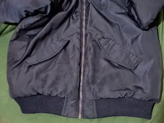 Parka niño azul con capucha