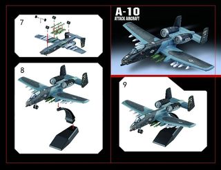 Maqueta Avión A-10 Thunderbolt II 1/72