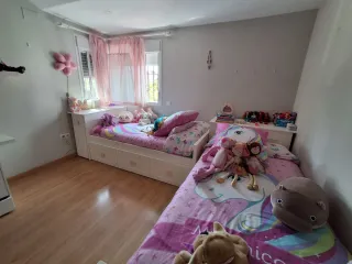 Dormitorio infantil 2 camas con cajones