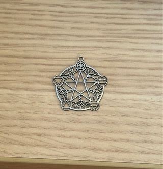 Colgante Pentagrama Plateado