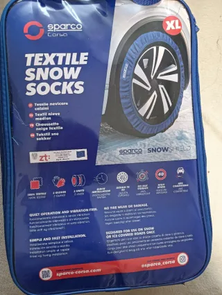 Fundas textiles para nieve Sparco XL
