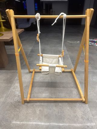 Columpio bebé madera