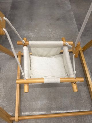 Columpio bebé madera