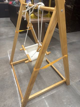 Columpio bebé madera