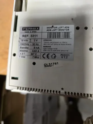 Monitor y Placa FERMAX REF.3311