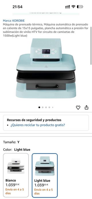 Prensa de Calor HTVRONT Automática