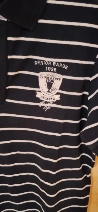 Polo OVS a righe blu e bianche