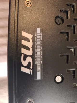 Tarjeta Gráfica MSI GeForce GTX 1060 gaming x 6GB